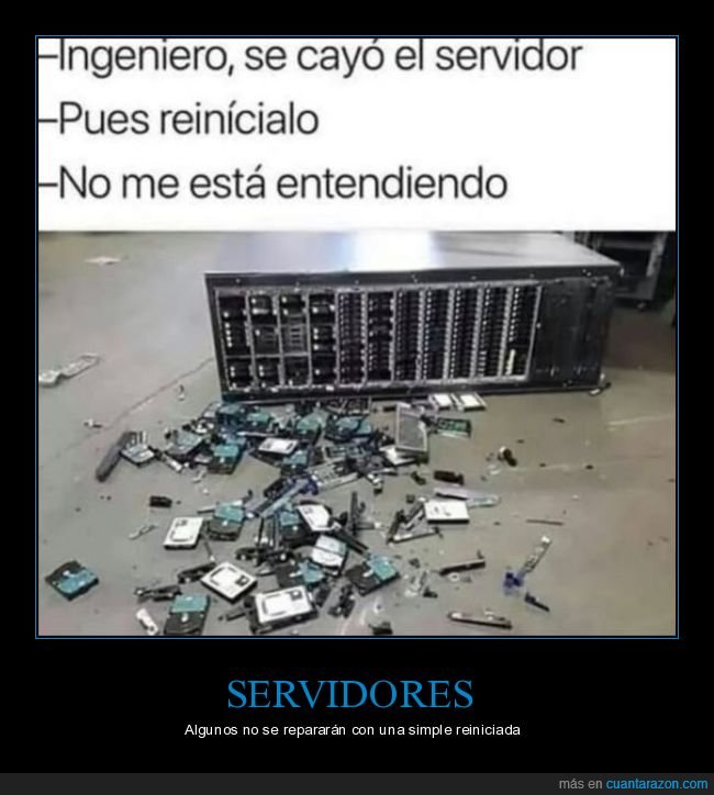 servidor,caído,reiniciar