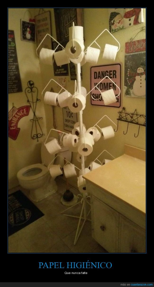 papel higiénico,aseo,perchero