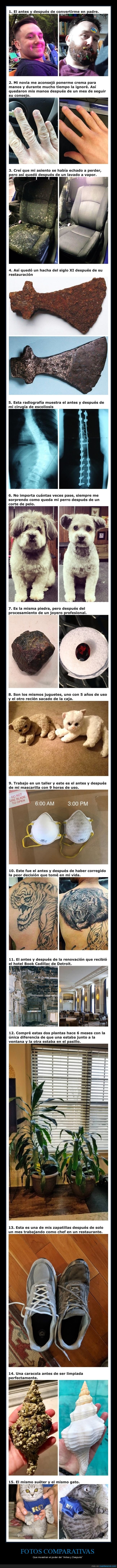 antes,depués,comparando
