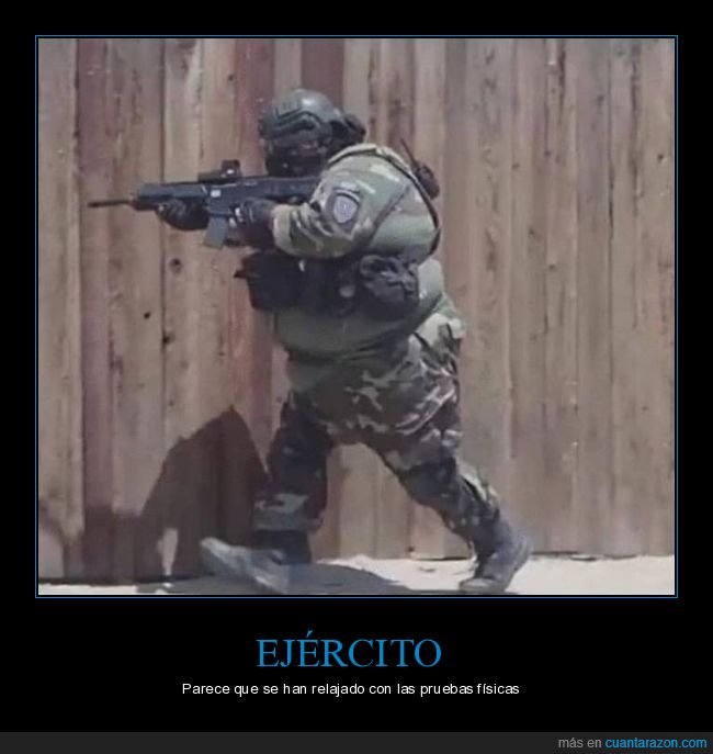 soldado,sobrepeso,ejército