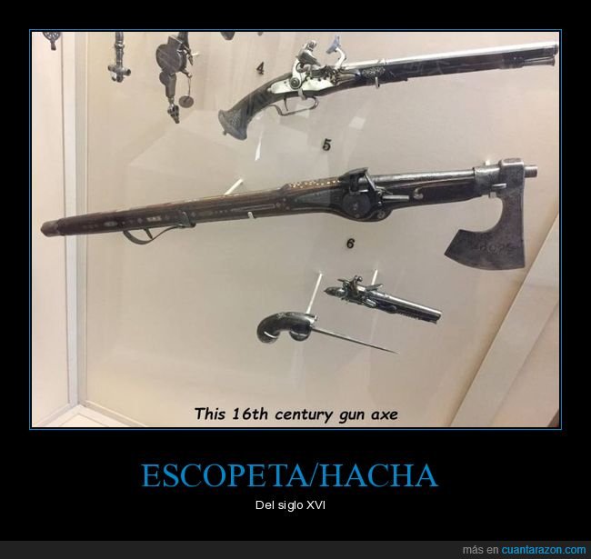 escopeta,hacha,arma