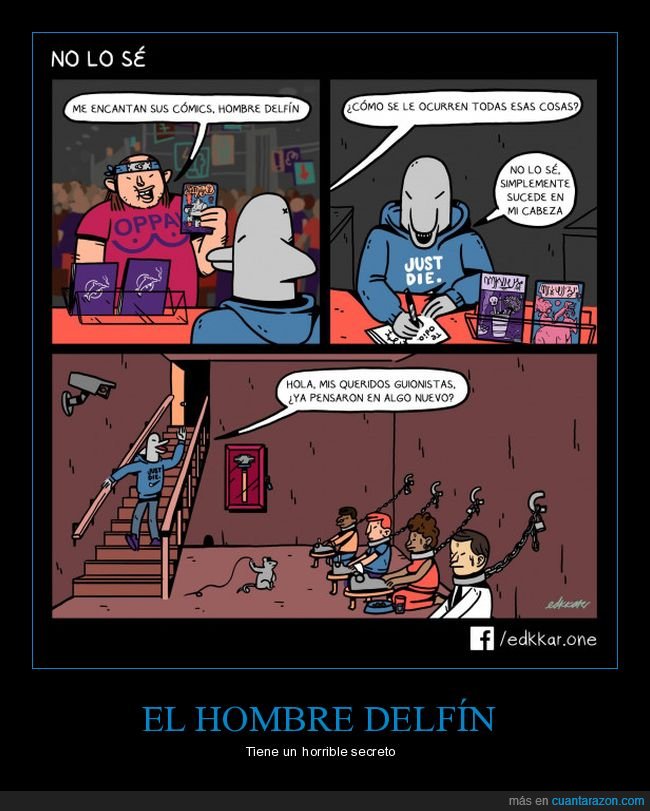 cómics,hombre delfín,ideas,guionistas,secuestrados