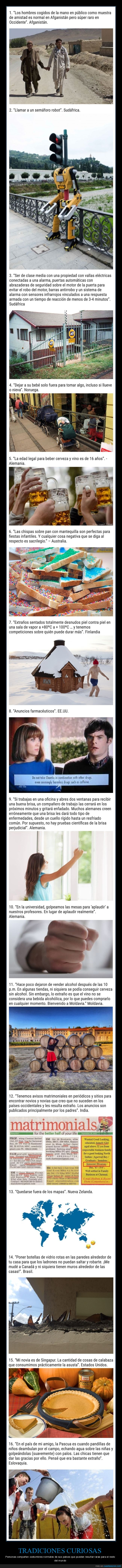 costumbres,raras,países