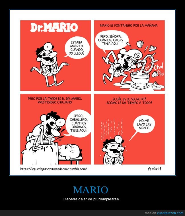 mario,fontanero,doctor,cirujano