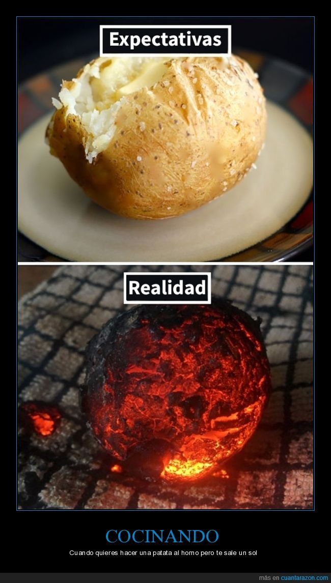 cocina,patata,sol,expectativas,realidad
