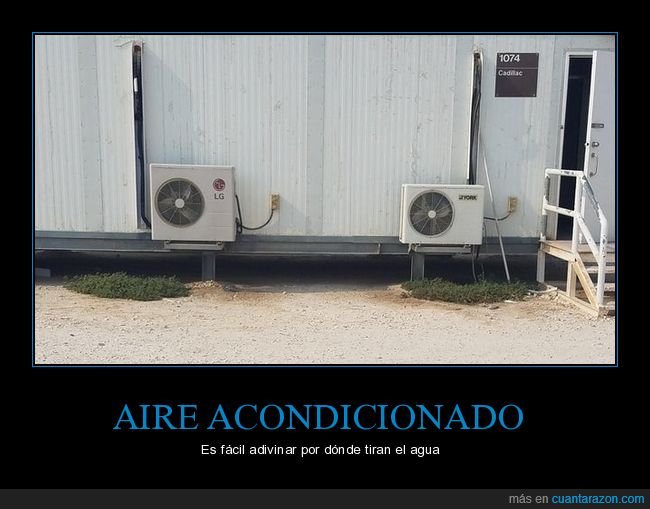aire acondicionado,agua,césped