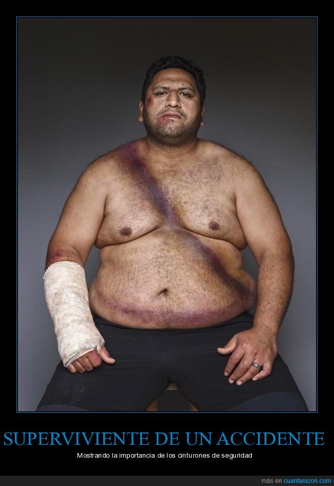 superviviente,accidente,cintur&oacute;n de seguridad