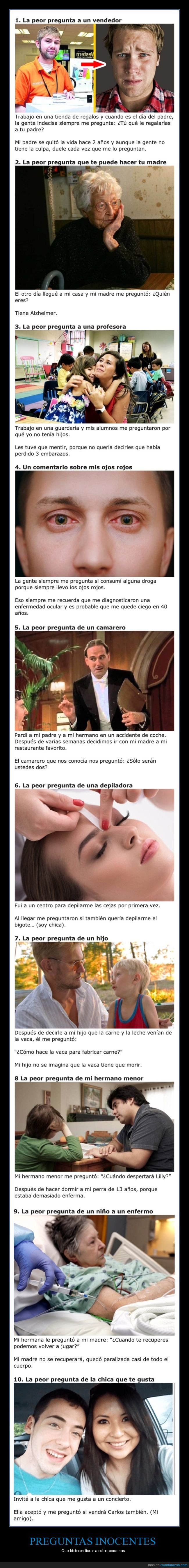 preguntas,inocentes,llorar