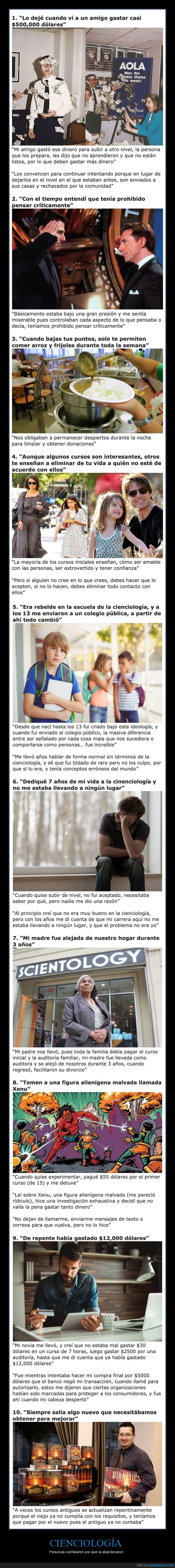 cienciología,abandonar,secta