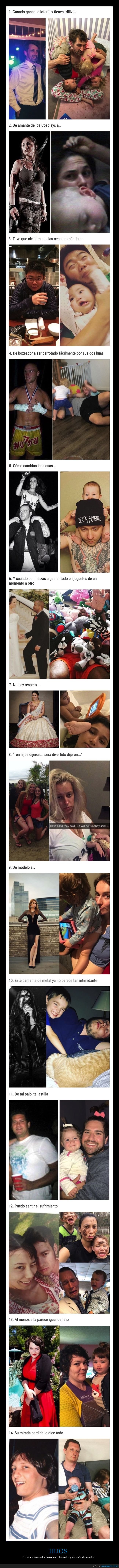 hijos,antes,después,paternidad,padres