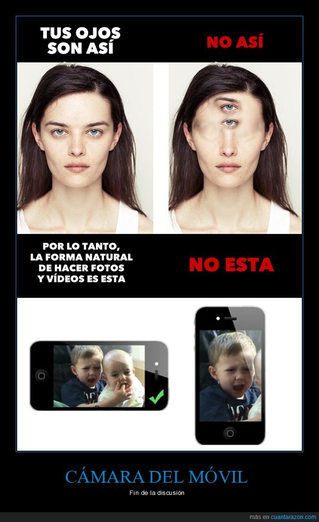 móvil,cámara,horizontal,vertical,ojos