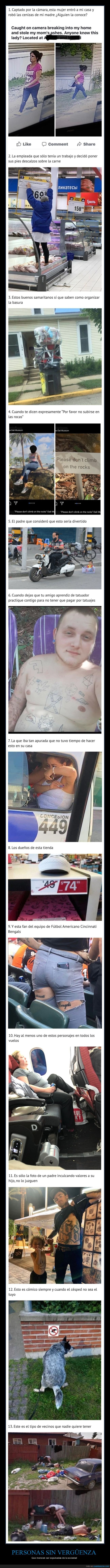 sin vergüenza,maleducados,wtf