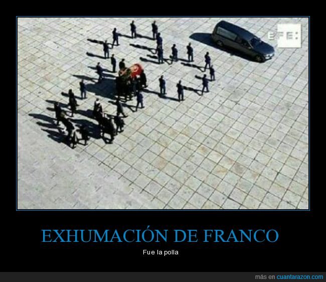 exhumación,franco