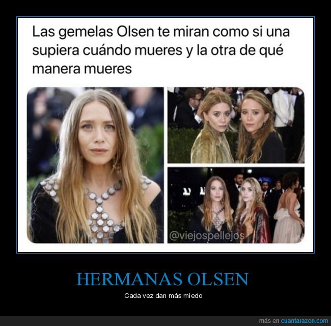 hermanas olsen,mirar,morir