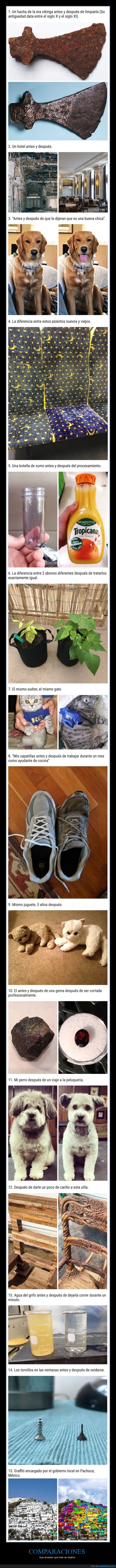 comparaciones,curiosidades