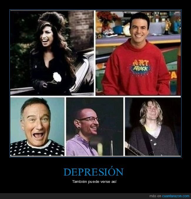 depresi&oacute;n,caras,sonrisas