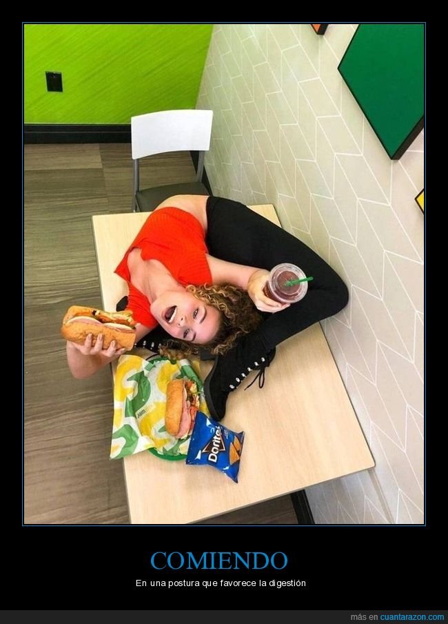 comiendo,postura,wtf