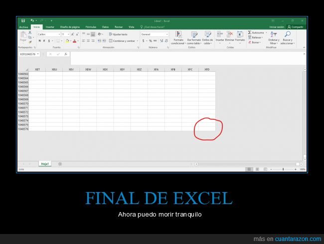excel,final,hoja de cálculo