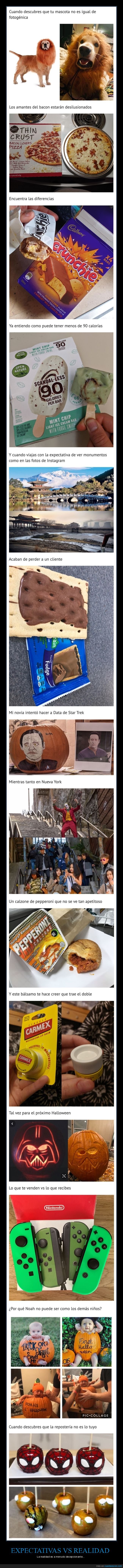 expectativas,realidad,fails