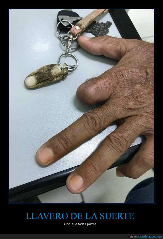 llavero,dedo,wtf