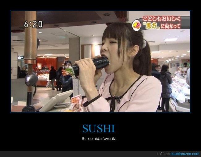 sushi,comiendo,wtf