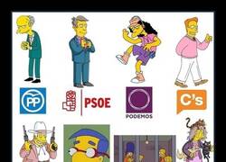 Enlace a La política en España según Los Simpson