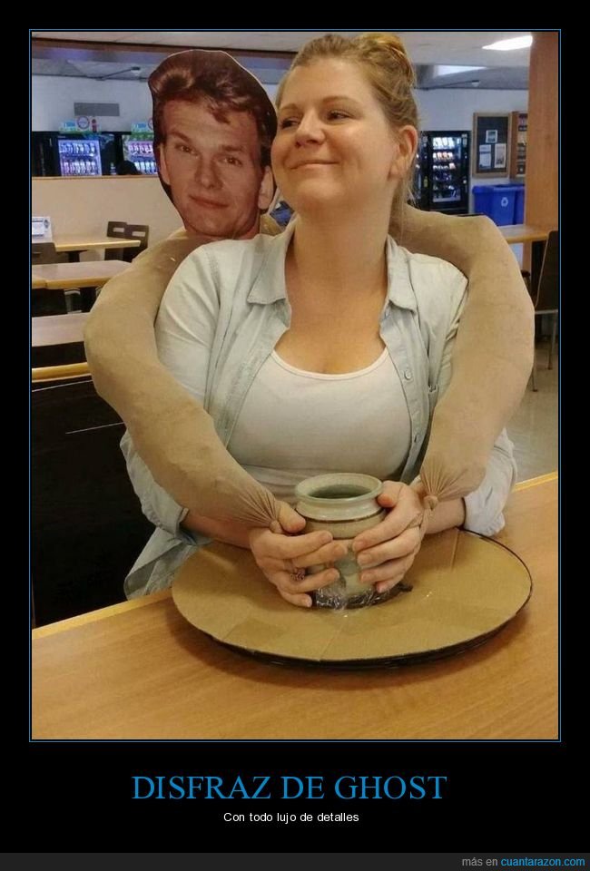 disfraz,ghost,patrick swayze