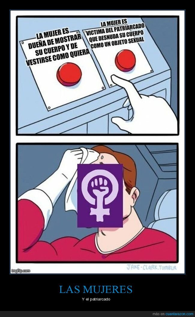 botones,elegir,mujeres,patriarcado