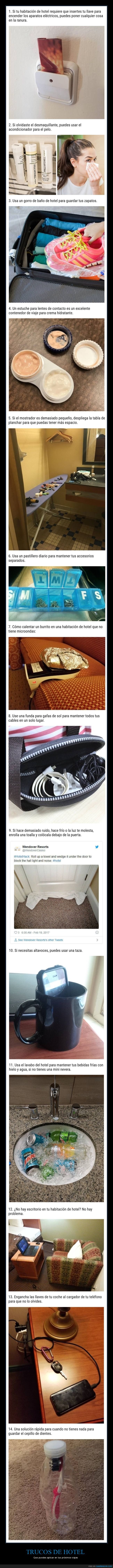 trucos,hoteles,viajar