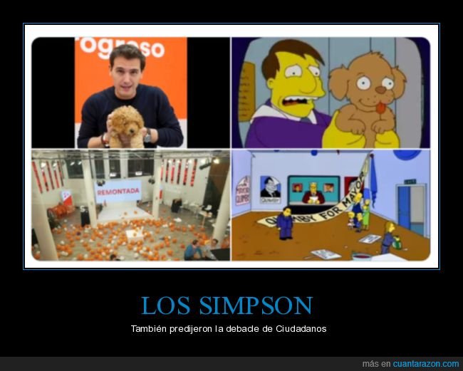 albert rivera,ciudadanos,polítcos,simpsons