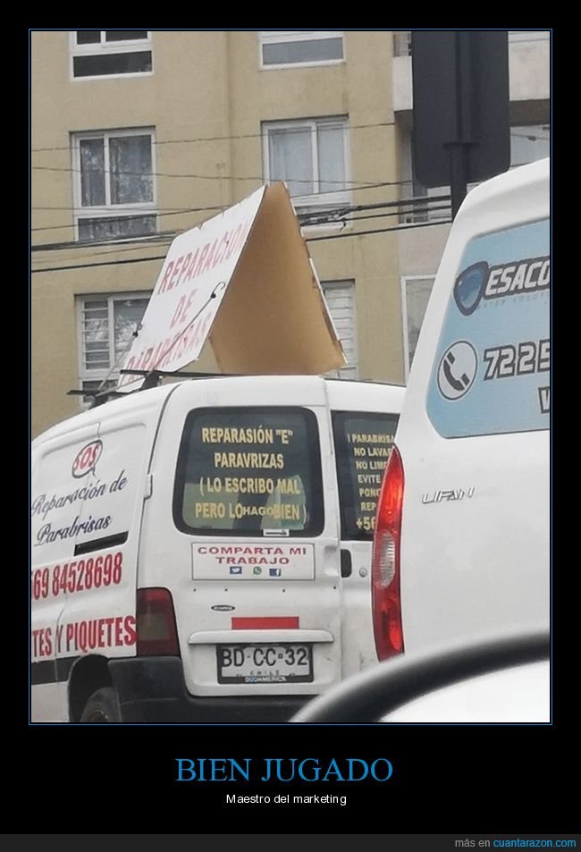 reparaci&oacute;n,parabrisas,escribir,mal,wtf