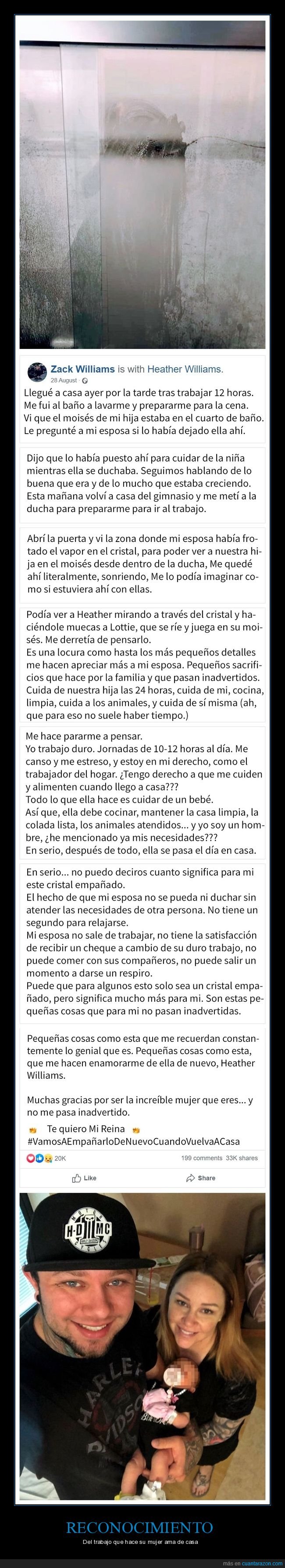 reconocimiento,ama de casa