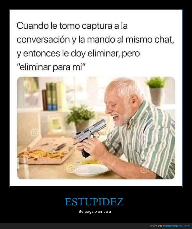 captura de pantalla,conversación,eliminar,fail,hide the pain harold