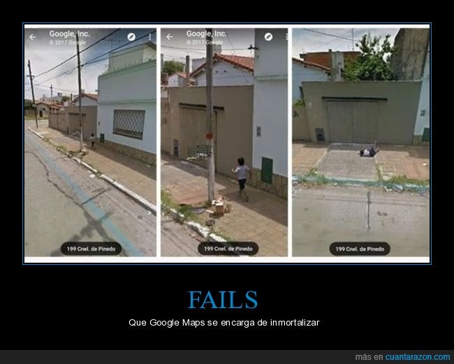niño,caída,google maps,street view