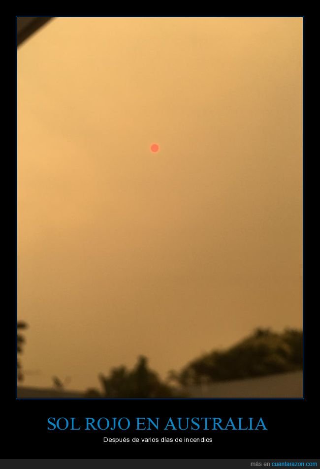 sol,rojo,australia,incendios