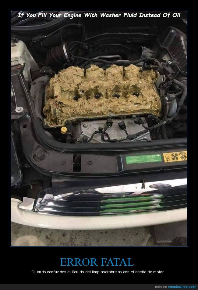 coche,fails,limpiaparabrisas,aceite,motor