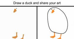 Enlace a La gente se volvió loca después de que alguien pidiera que “dibujaran un pato” con esta simple plantilla