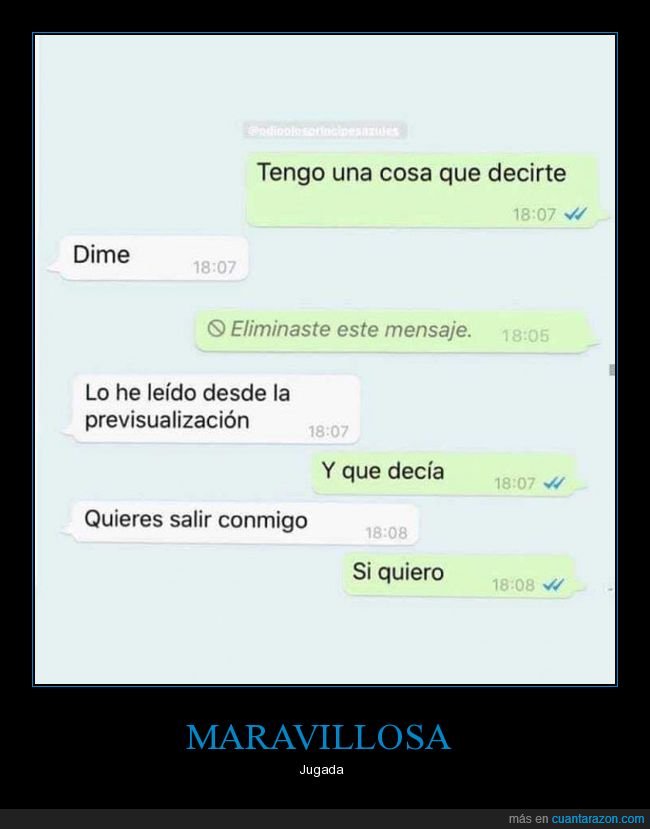 decir,mensaje,eliminado,salir,whatsapp,jugada