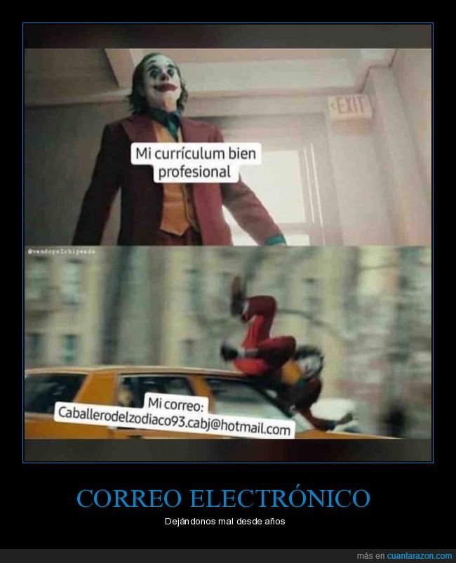 currículum,email,joker
