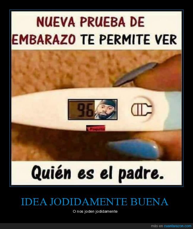 test de embarazo,padre