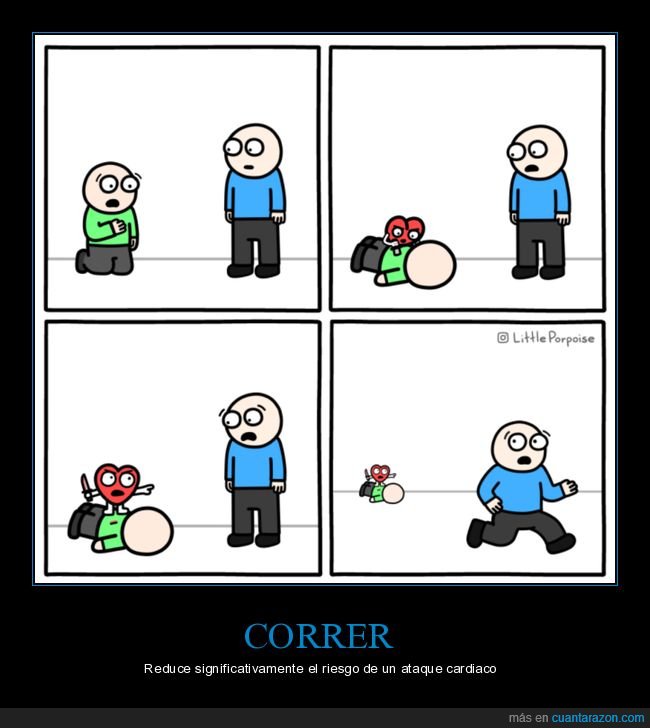 correr,ataque,corazón,absurdo
