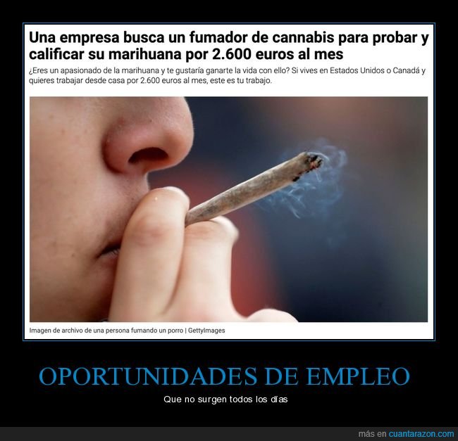 empresa,fumar,marihuana,sueldo,trabajo