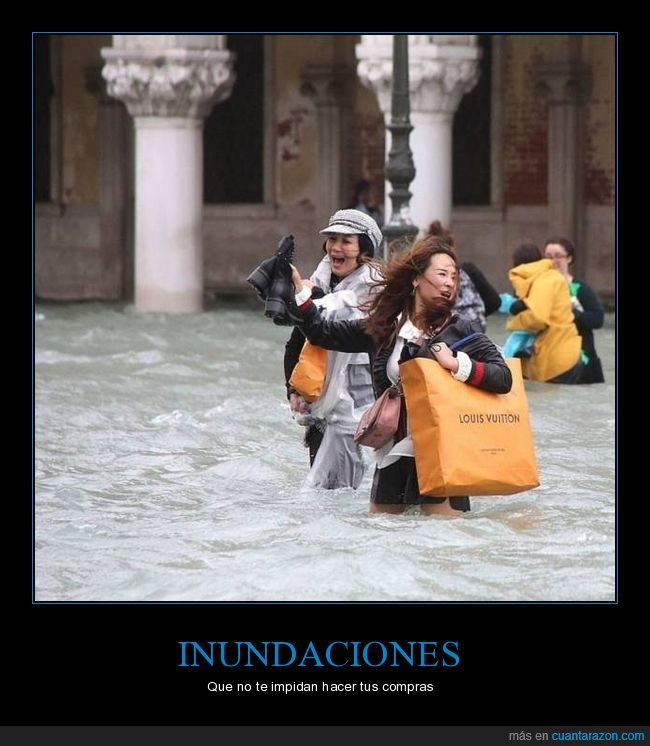 inundación,venecia,compras