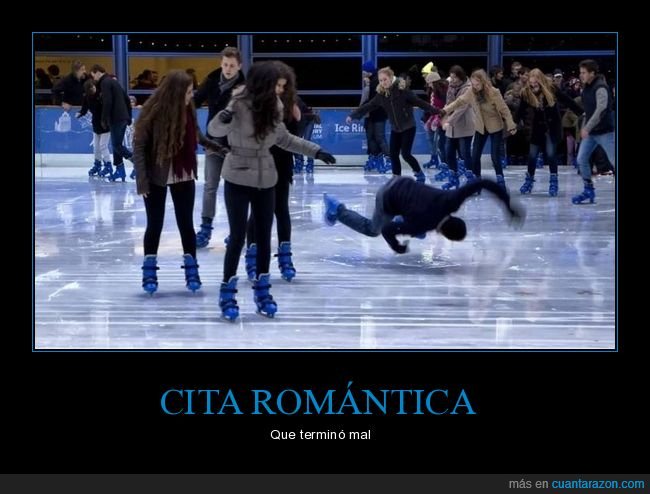 cita,patinaje sobre hielo,fails