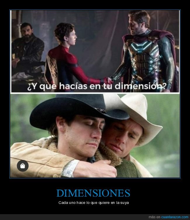 spiderman,mysterio,dimensión,brokeback mountain