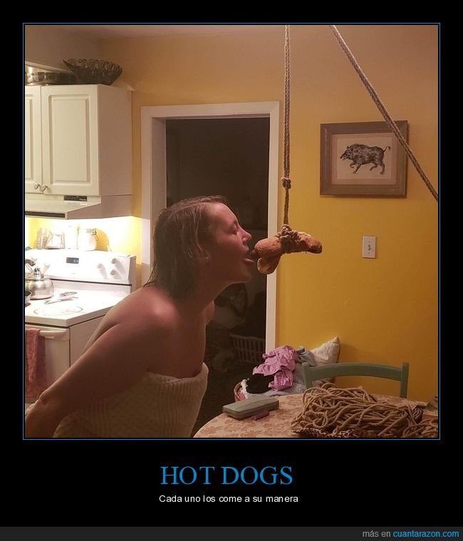 perrito caliente,comiendo,cuerdas,wtf