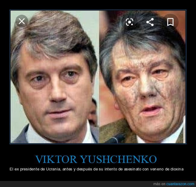 viktor yushchenko,ex presidente,ucrania,intento de asesinato,veneno,dioxina