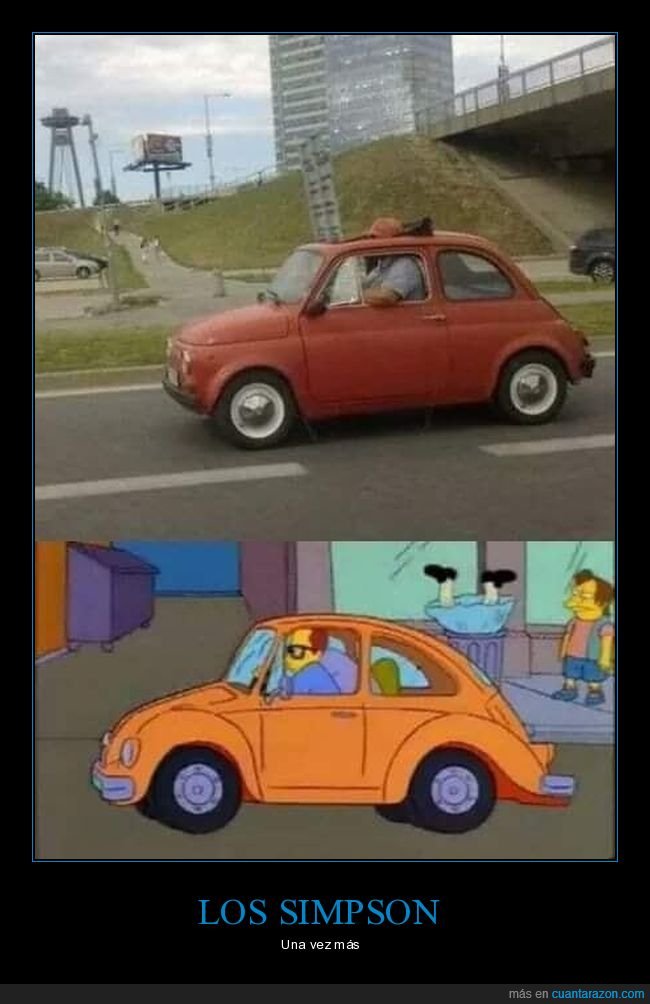 los simpson,autos,visiones