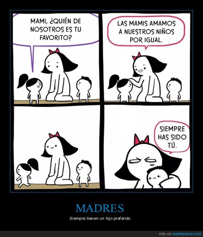 madre,hijos,favorito