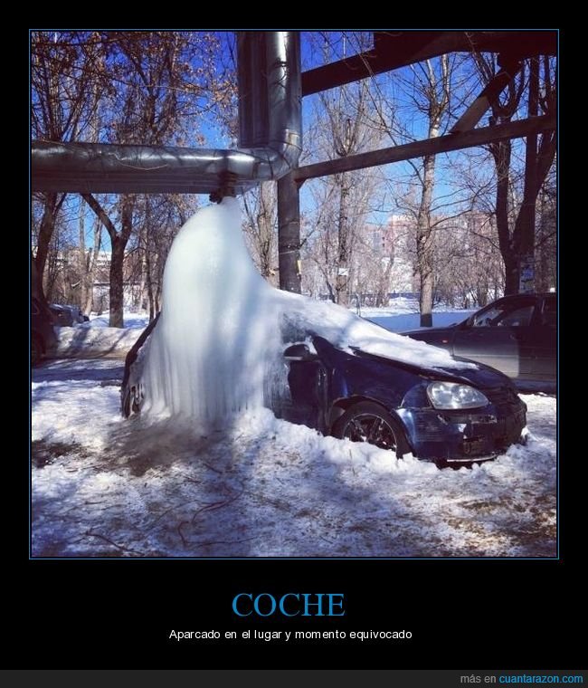 coche,hielo,fails